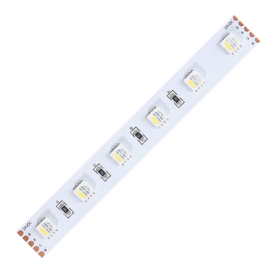 LED szalag beltéri 24V, 17W, 60LED, RGBW- Napfény fehér