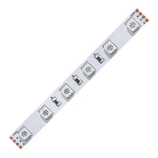 LED szalag beltéri 24V, 14,4W, 60LED, RGB színváltós