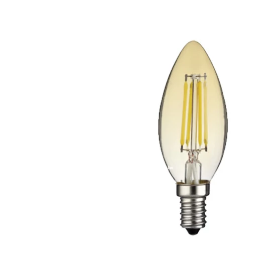 E14 Filament Gyertya 5 Watt 300° 500 Lm WW Meleg fehér