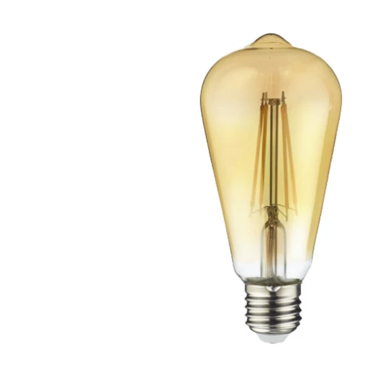 E27 Filament ST64 Gömb 9 Watt 300° 1055 Lm WW Meleg fehér