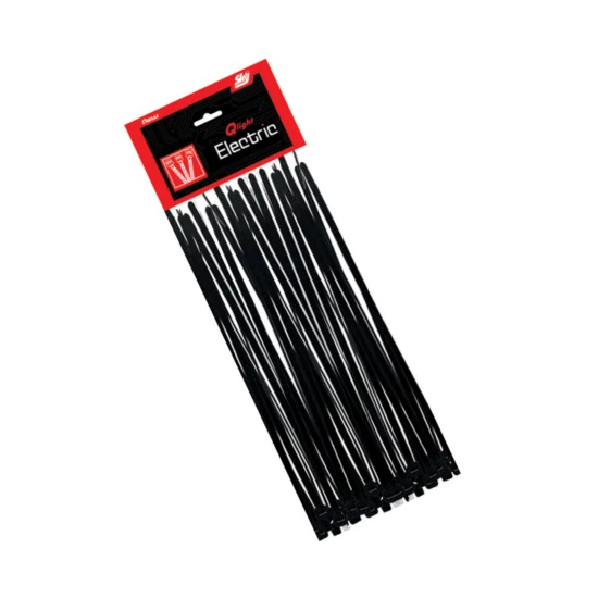 Kábelkötegelő 200x3,6mm fekete Csomag tartalma: 100 db