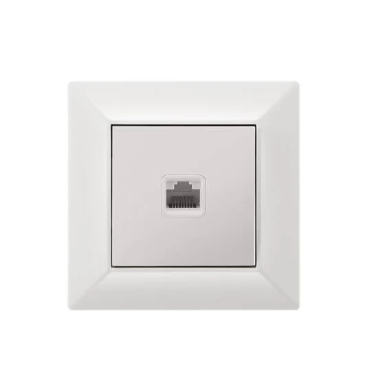 ELDGROUND 1 x RJ45 Cat. 5e UTP aljzat fehér