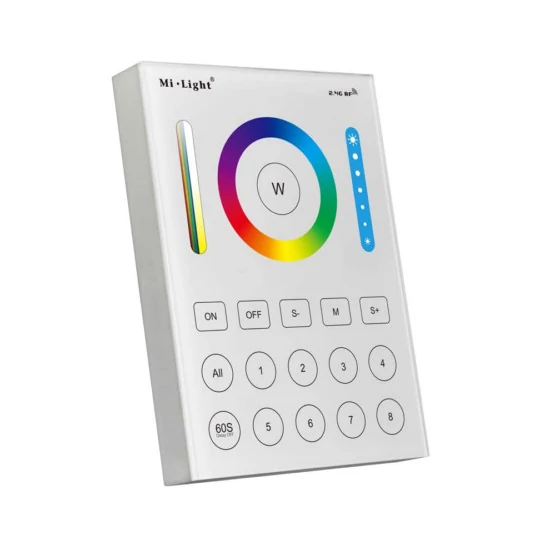 MiBoxer RGB+CCT Smart Panel 8 Zónás Távirányító 2,4 GHz