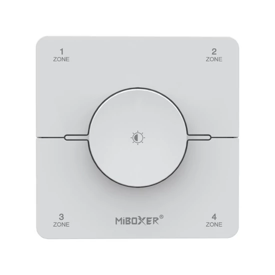MiBoxer 4 zónás Dimmer+CCT Fali Távirányító Fehér