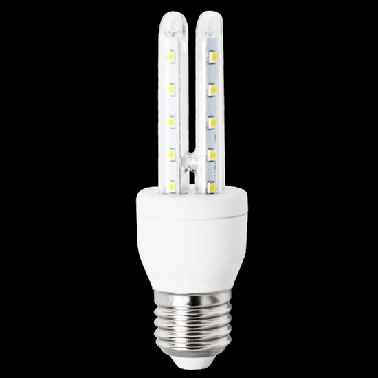 E27 6W LED égő 6500K hideg fehér B5 T3 2U