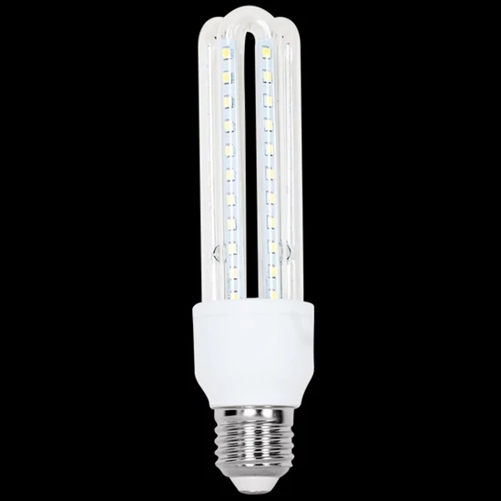 E27 12W LED égő 6500K hideg fehér B5 T3 3U