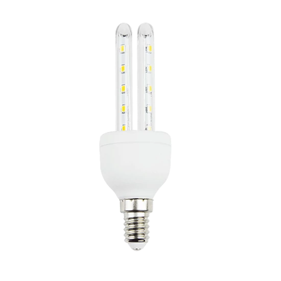 E14 6W LED égő 6500K hideg fehér B5 T3 U2