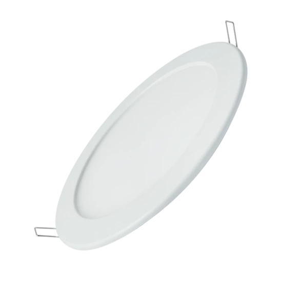 16W Ultra vékony süllyeszthető kerek LED panel 6000K hideg fehér