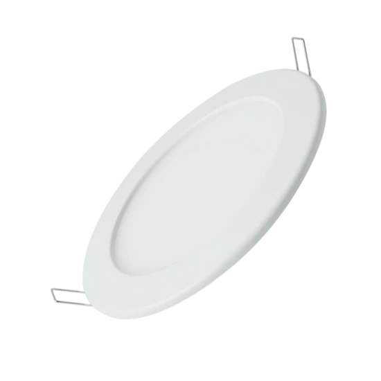 12W Ultra vékony süllyeszthető kerek LED panel 6000K hideg fehér