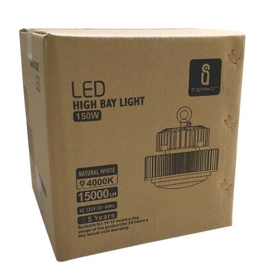 150W LED csarnokvilágító lámpa 4000K természetes fehér