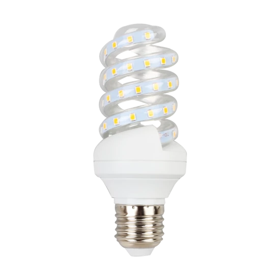 E27 9W LED Spirál égő 6500K hideg fehér