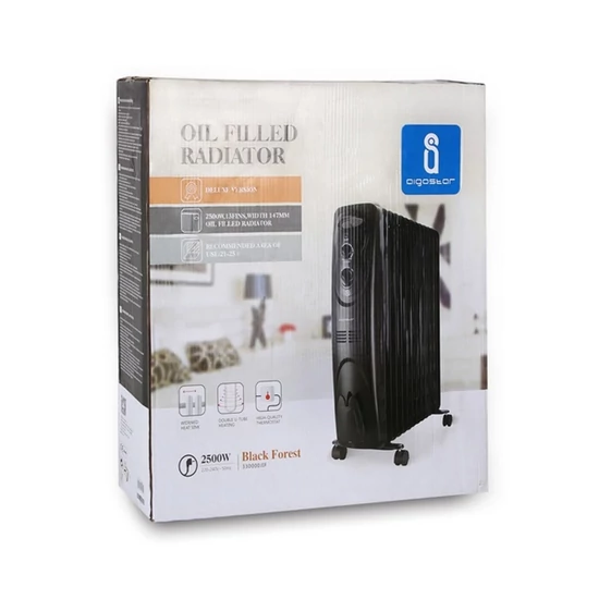 2500 W, 13 bordás U-alakú olaj radiátor