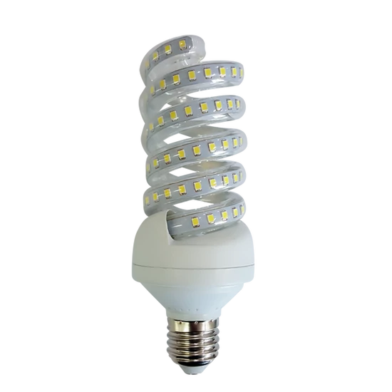 E27 18W LED Spirál égő 6500K hideg fehér