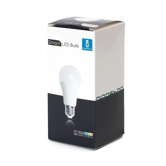E27 15W WIFI SMART LED égő RGB+3000K-6500K A60