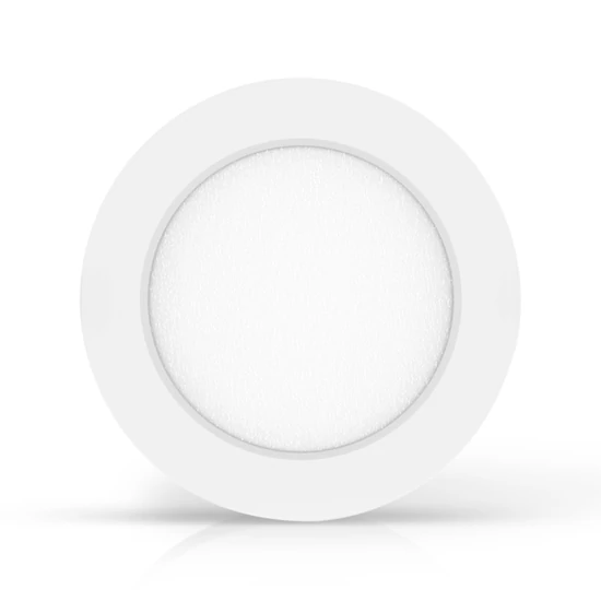 6W Falon kívüli kerek LED panel 6500K hideg fehér