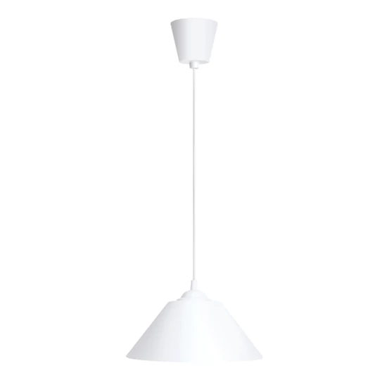 Fehér függeszték E27 foglalattal