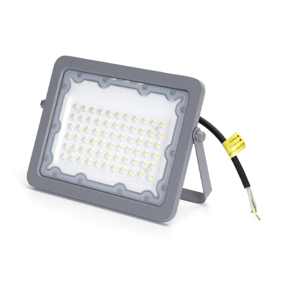 50W Szürke házas Slim LED reflektor Természetes fehér 4500lm