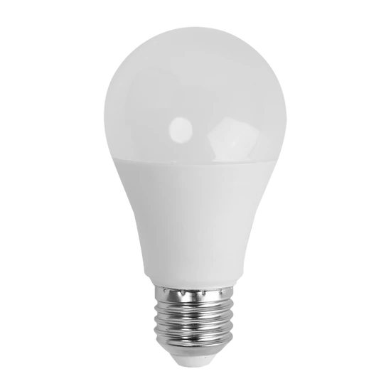 E27 12W LED körte égő hideg fehér 6400K A60 tejüveg opál