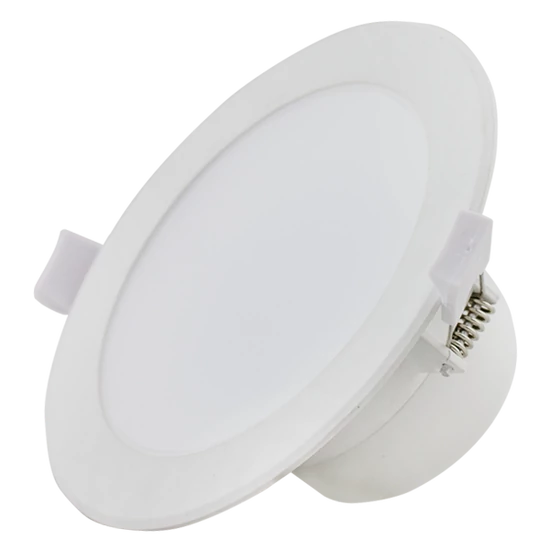 10W Süllyeszthető Kerek LED Panel Természetes Fehér 850lm