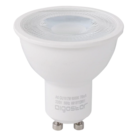 7W GU10 LED spot égő hideg fehér 6000K