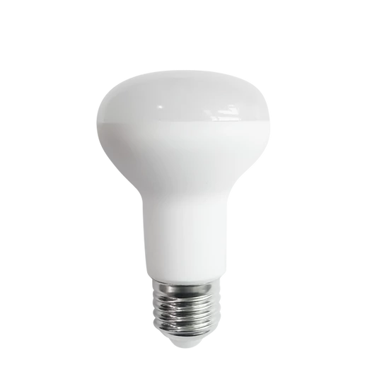 E27 9W LED gomba égő meleg fehér 3000K R63 tejüveg opál
