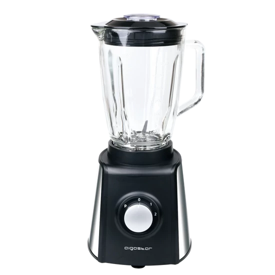600W-os fekete turmixgép 1,5 L