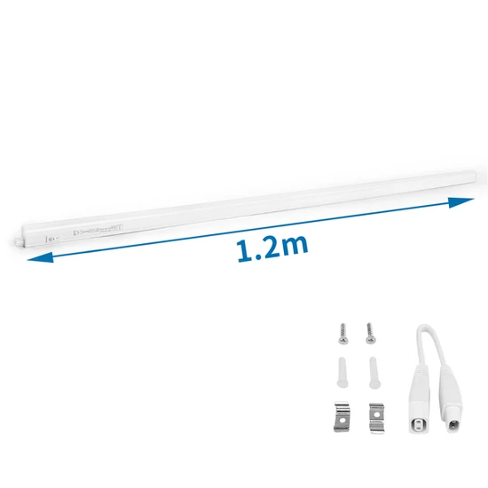 120cm-es 14W SLIM Pultvilágító Lámpa 4000K Természetes Fehér