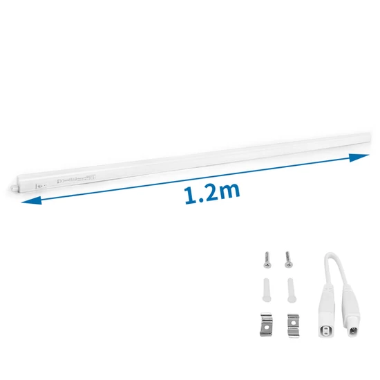 120cm-es 14W SLIM Pultvilágító Lámpa 3000K Meleg Fehér