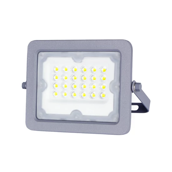 20W Szürke Házas Slim LED Reflektor Hideg Fehér 1800lm