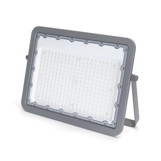 200W Szürke Házas Slim LED Reflektor Hideg Fehér 18000lm