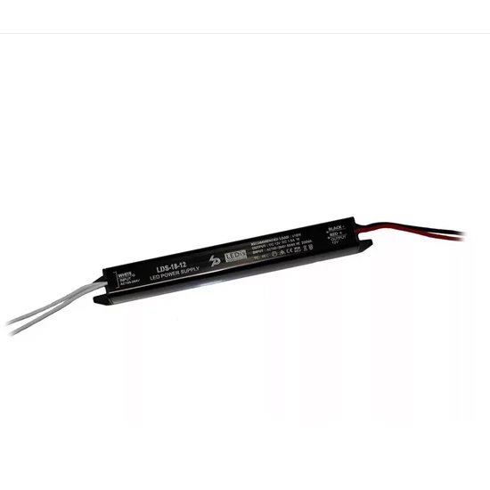 LEDis LDS-18-12, Ultra-slim LED tápegység, 18W / 12V 