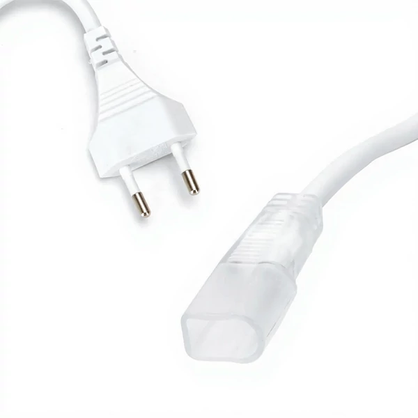 Nagyfeszültségű 8×16 mm neon LED szalaghoz betáp kábel