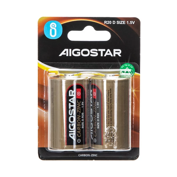 2 db-os R20 Szén-cink elem 1,5V