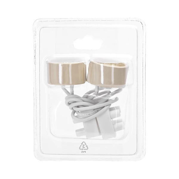 Gu10 porcelán foglalat 2db