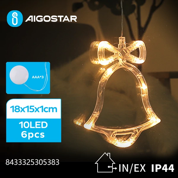 Elemes Harang Függeszték 18cm Meleg Fehér