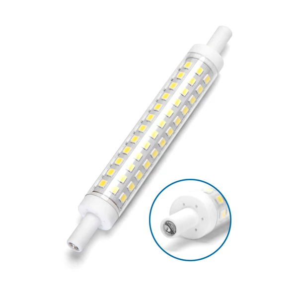 R7S -118mm LED égő 9W hideg fehér 6500K