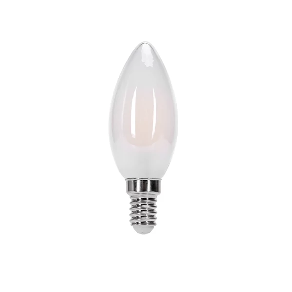E14 C35 4,9W LED gyertya Füstüveg filament 1800K