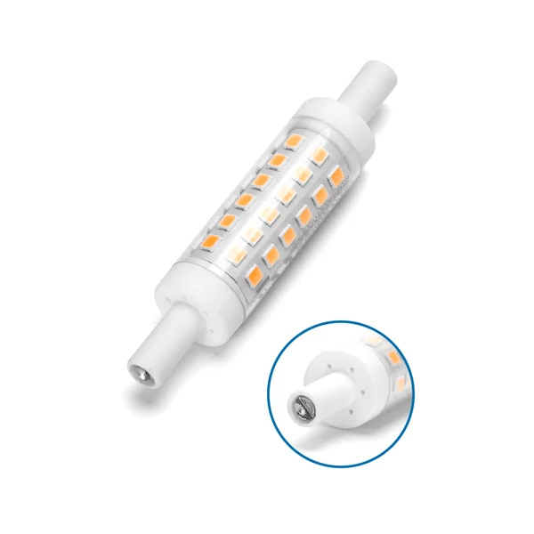 R7S-78mm LED égő 4,9W meleg fehér