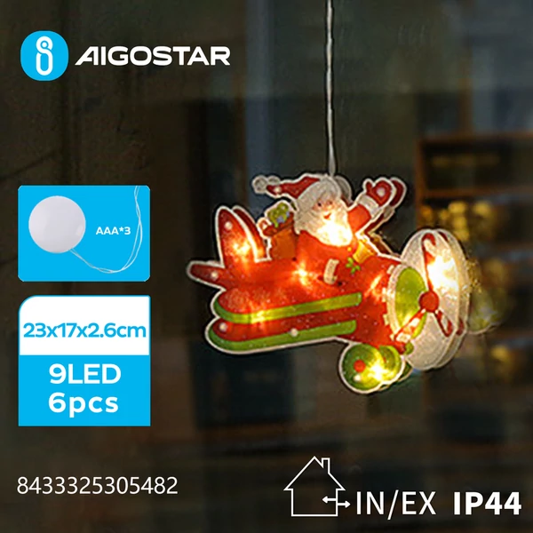 Elemes Repülő Mikulás Függeszték Meleg Fehér