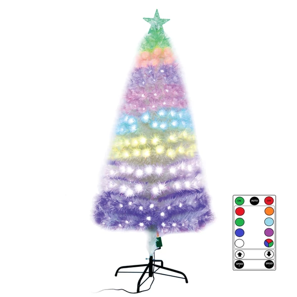 210cm-es Karácsonyfa RGB IP44