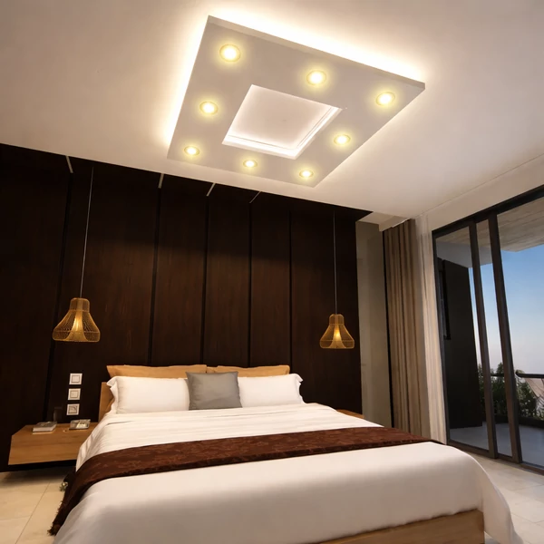 VIN120 120cm-es négyzet álmennyezet sziget test