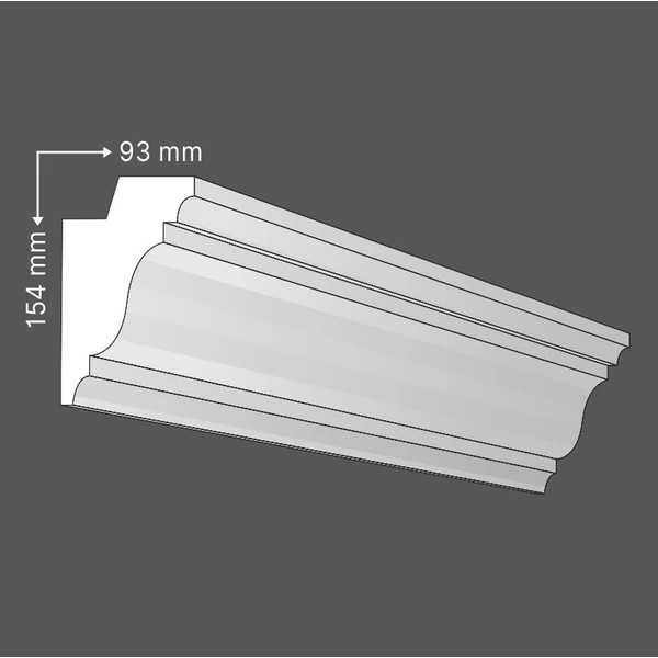 KA-22 Karnistakaró Rejtett világítás - oldalfal