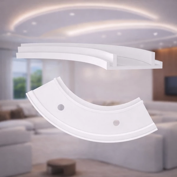 VIMSDNK58895 XPS Mennyezeti, sarok dobozoláshoz negyed körív