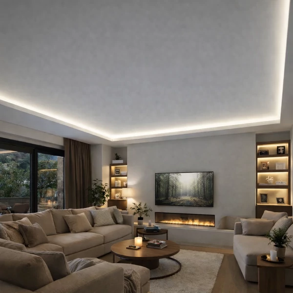 5m-es Természetes fehér 11W/m, 60led/m extra erős LED szalag szett