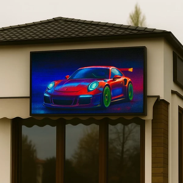 Q5 224x48cm Színes Videófal, Fényreklám Kültéri