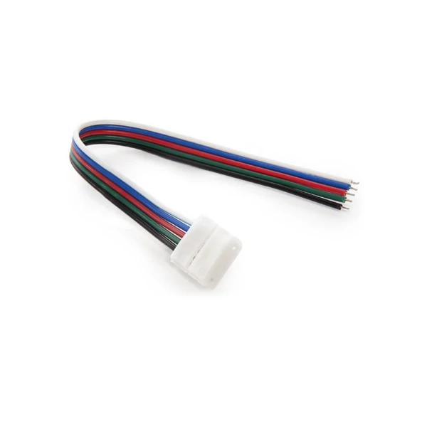 Betáp kábel (15cm) 5050 RGBW LED szalaghoz 12mm