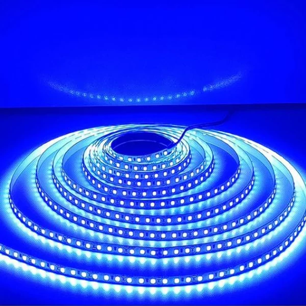 LED szalag kültéri 12V, 9W, 128LED, 1390Lm, IP65, Kék