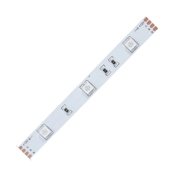LED szalag beltéri 12V, 7,2W, 30LED, RGB színváltós