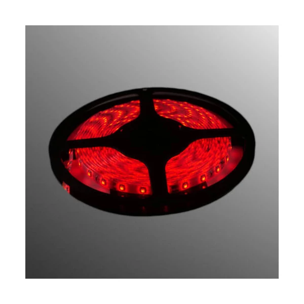 LED szalag kültéri 12V, 4,8W, 60LED, 300Lm Piros