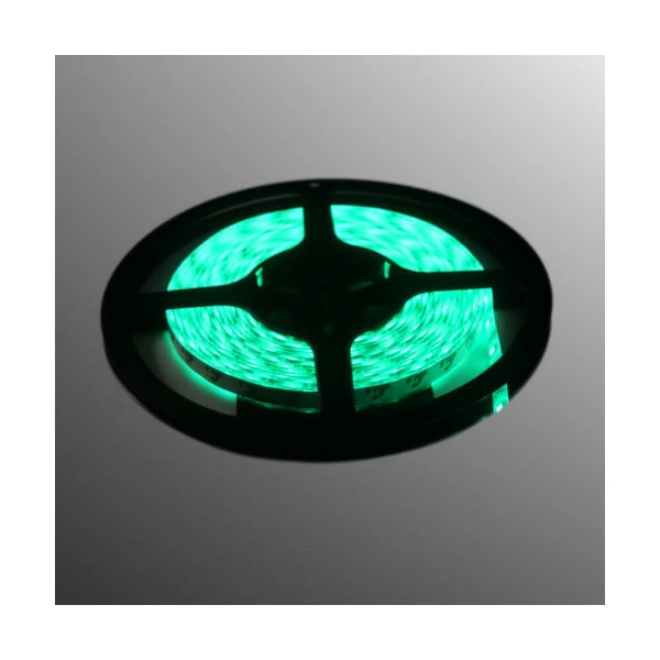 LED szalag kültéri 12V, 4,8W, 60LED, 300Lm Zöld